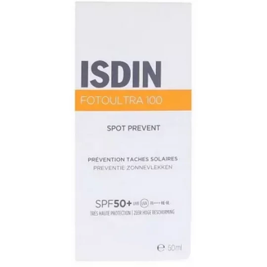 Isdin FotoUltra 100 Spot Prevent Prévention des Taches Solaires SPF50+ 50 ml