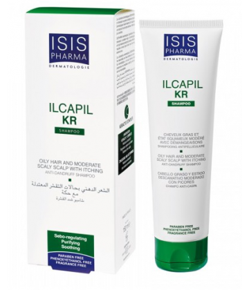 Isispharma Ilcapil KR Shampoing Antipelliculaire Cheveux Gras 75 ml