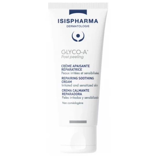 Isispharma Glyco-A Post Peeling Crème Apaisante Réparatrice 40 ml