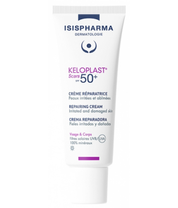 Isispharma Keloplast Scars Crème Réparatrice SPF50+ 40 ml