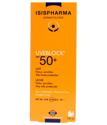 Isispharma Uveblock Lait SPF50+ 100 ml