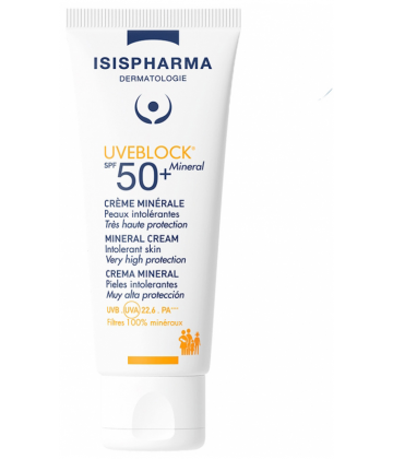 Isispharma Uveblock Crème Minérale SPF50+ 40 ml