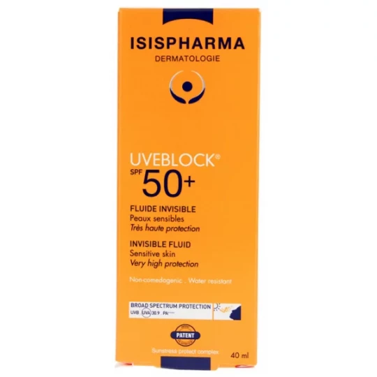 Isispharma Uveblock Fluide Invisible SPF50+ 40 ml - image 2
