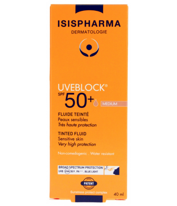 Isispharma Uveblock Fluide Teinté SPF50+ 40 ml