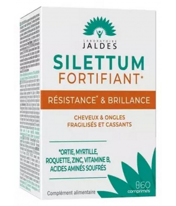 Silettum Fortifiant Résistance et Brillance Comprimés x 60