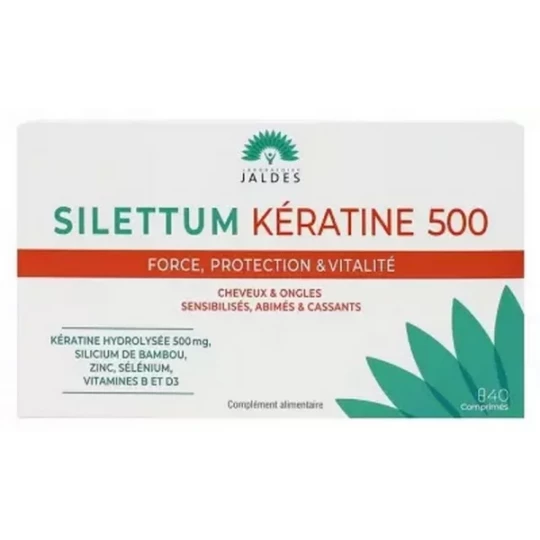 Silettum Kératine 500 Comprimés x 40