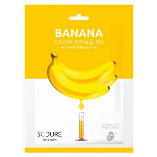 Jkosmec 5C Cure Essence Intensive Masque en Tissu Banane 25 ml