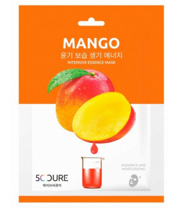Jkosmec 5C Cure Essence Intensive Masque en Tissu Mangue 25 ml