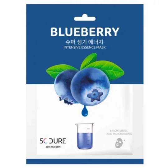 Jkosmec 5C Cure Essence Intensive Masque en Tissu Myrtille 25 ml