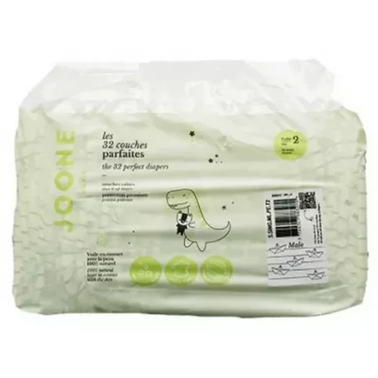 Joone Les Couches Parfaites Taille 2 (3-5 kg) x 32