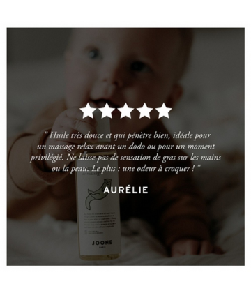 Joone Baby l'Huile de Massage Bio 100 ml