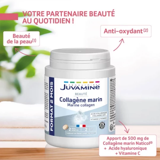 Juvamine Collagène Marin Comprimés x 120 - image 2