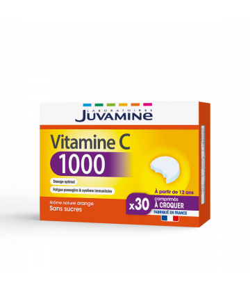Juvamine Vitamine C 1000 Comprimés à Croquer x 30
