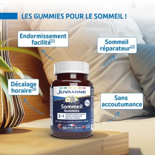Juvamine Sommeil 3 en 1 Gummies x 45 - image 3