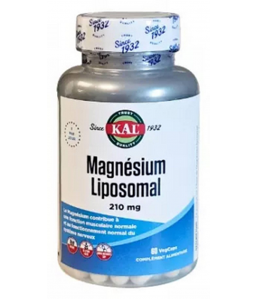Kal Magnésium Liposomal 210 mg Capsules Végétales x 60