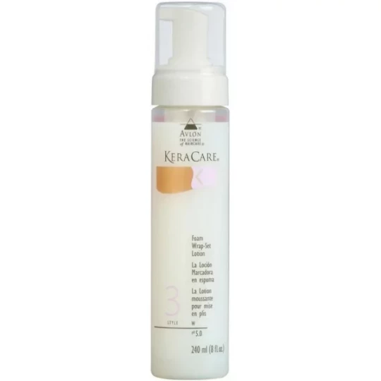 Keracare Mousse Coiffante Foam Wrap-Set Lotion Styling 240 ml