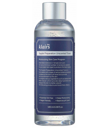 Klairs Supple Preparation Unscented Toner 180 ml