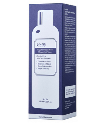 Klairs Supple Preparation Unscented Toner 180 ml