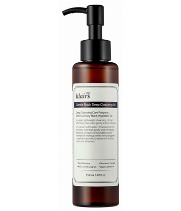 Klairs Gentle Black Deep Cleansing Oil 150 ml