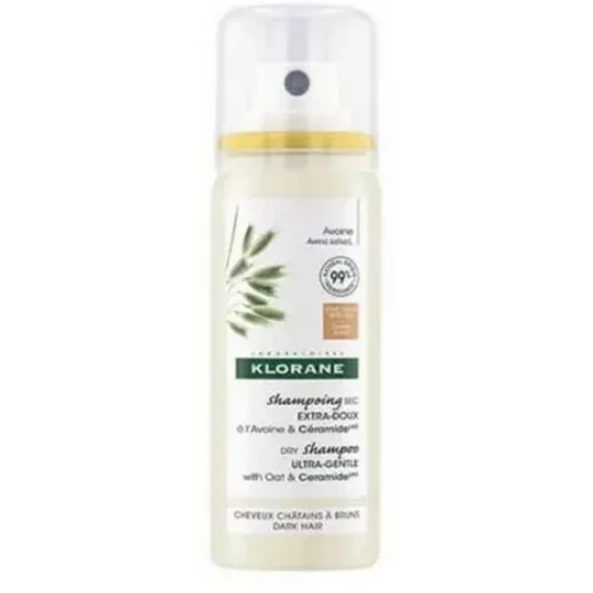 Klorane Shampooing Sec Teinté Avoine & Céramide Cheveux Châtains Klorane 50 ml