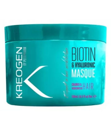 Kreogen Masque Nourrissant Cheveux Colorés Biotine 500 ml