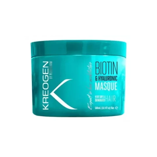 Kreogen Masque Nourrissant Cheveux Secs Abimés Biotine 500 ml