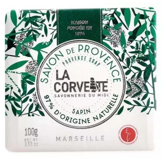 La Corvette Savon de Provence Sapin 100 g