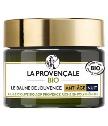 La Provençale Bio Le Baume de Jouvence Nuit Anti-Âge Bio 50 ml