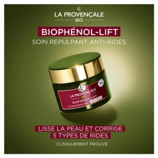 La Provençale Bio Biophénol-Lift Le Soin Repulpant Anti-Rides Bio 50 ml - image 5