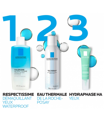 La Roche-Posay Respectissime Démaquillant Yeux Waterproof 2 x 125 ml