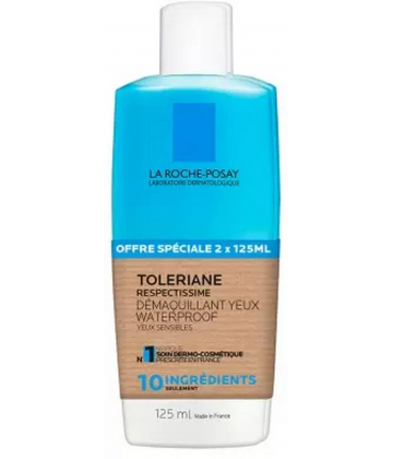 La Roche-Posay Respectissime Démaquillant Yeux Waterproof 2 x 125 ml