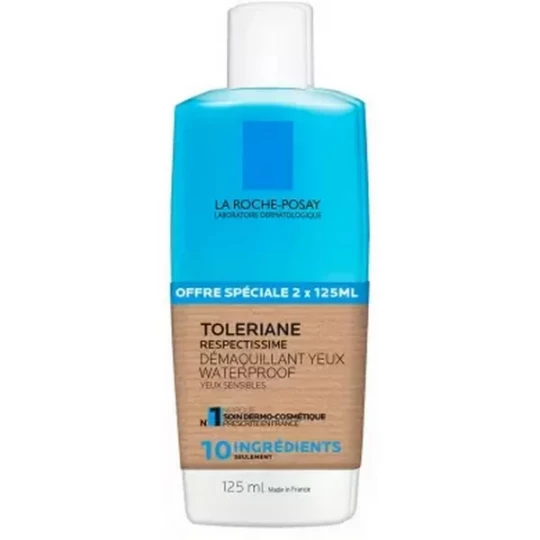 La Roche-Posay Respectissime Démaquillant Yeux Waterproof 2 x 125 ml
