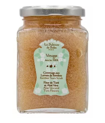 La Sultane de Saba Gommage Corps Larmes de Bambou Fleur de Tiaré Aloé Vera 300 ml