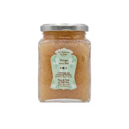 La Sultane de Saba Gommage Corps Larmes de Bambou Fleur de Tiaré Aloé Vera 300 ml