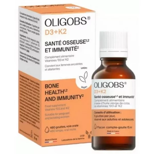Laboratoire CCD Oligobs D3+K2 15 ml