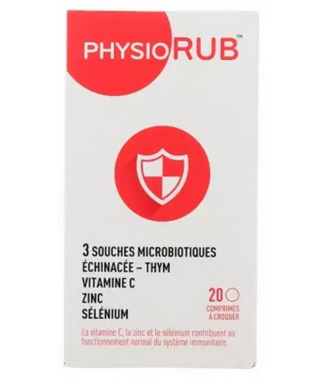 Laboratoire ImmuBio Physiorub Comprimés x 20