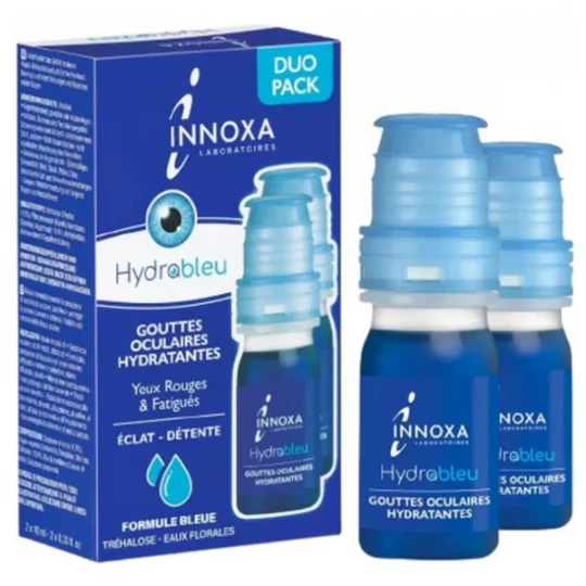 Laboratoire Innoxa Hydrableu Gouttes Oculaires Hydratantes 2 x 10 ml