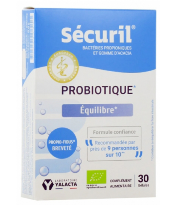 Laboratoire Yalacta Sécuril ProBiotique Bio Gélules x 30