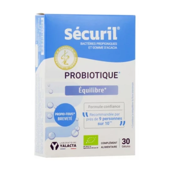 Laboratoire Yalacta Sécuril ProBiotique Bio Gélules x 30