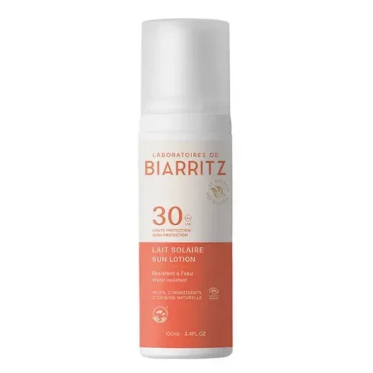 Laboratoires de Biarritz Lait Solaire SPF30 Bio 100 ml