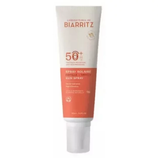 Laboratoires de Biarritz Spray Solaire Visage et Corps SPF50+ Bio 150 ml