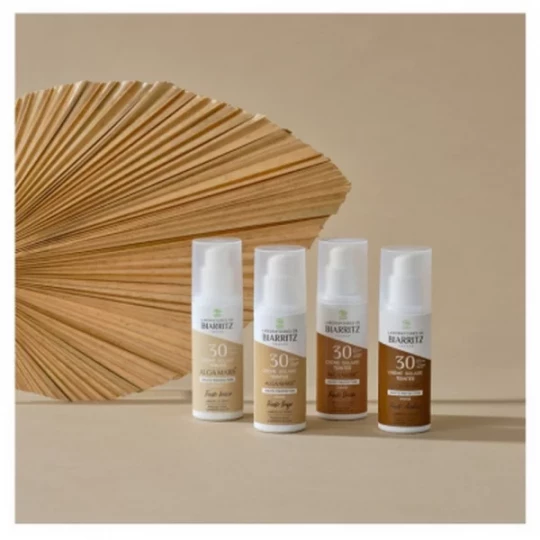 Laboratoires de Biarritz Alga Maris Crème Solaire Teintée Visage SPF30 Bio Teinte : Beige 50 ml - image 3