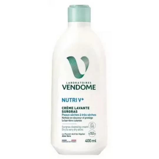 Laboratoires Vendôme Nutri V+ Crème Lavante Surgras 400 ml