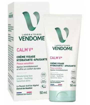 Laboratoires Vendôme Calm V+ Crème Visage Hydratante Apaisante 50 ml
