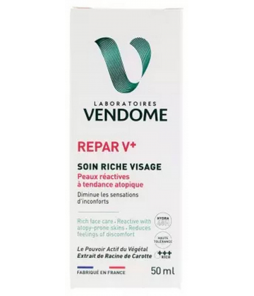 Laboratoires Vendôme Repar V+ Soin Riche Visage 50 ml