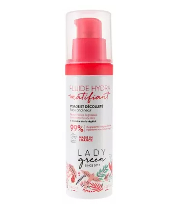 Lady Green Fluide Hydra Matifiant 40 ml