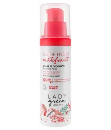 Lady Green Fluide Hydra Matifiant 40 ml