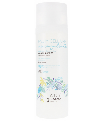 Lady Green Eau Micellaire Démaquillante Visage et Yeux 200 ml