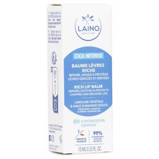Laino Cica Intense Baume Lèvres Riche 10 ml - image 4