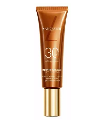 Lancaster Infinite Bronze Crème Teintée Lumiere Teinte SPF30 50 ml - Teinte : Claire
